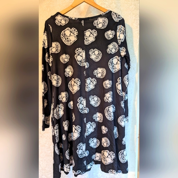 Zeagoo Black & White‎ Skull Dress Sz. Medium - Picture 11 of 13